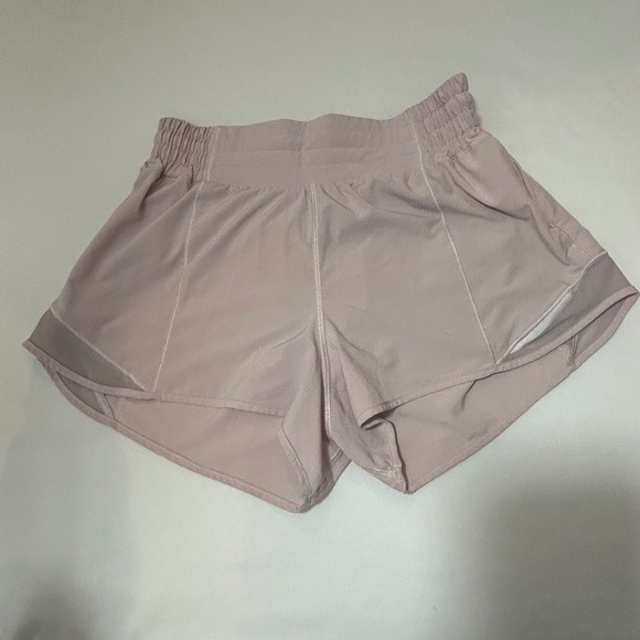 Lululemon Pants - Lululemon Track That High-Rise Lined Short 3 Pink Mauve W7AYRS Size 6
